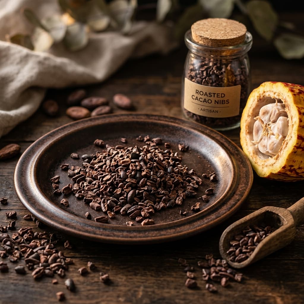 Cocoa Nibs — Java Criollo single-origin cacao ingredient